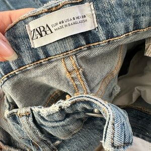 Zara Women's Light Blue Denim Jeans